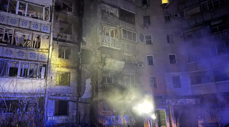 ოდესაში დრონებით შეტევის შედეგად დაზიანებული ინფრასტრუქტურა