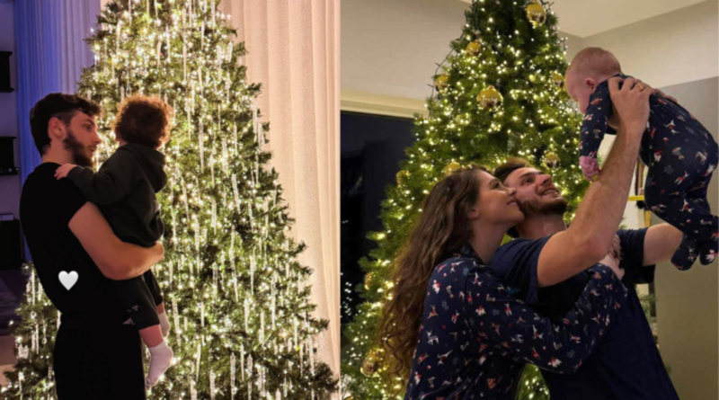 სანტად გადაცმული დამიანე კვარაცხელიას ოჯახურ ფოტოზე