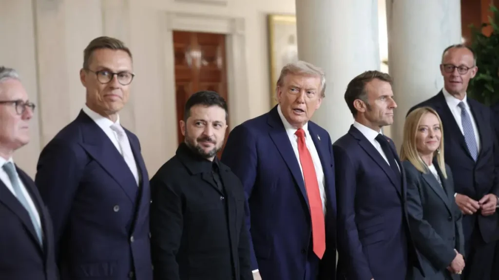 ევროპისა და აშშ-ის ლიდერები უკრაინის ომისა და უსაფრთხოების სტრატეგიის განხილვის დროს